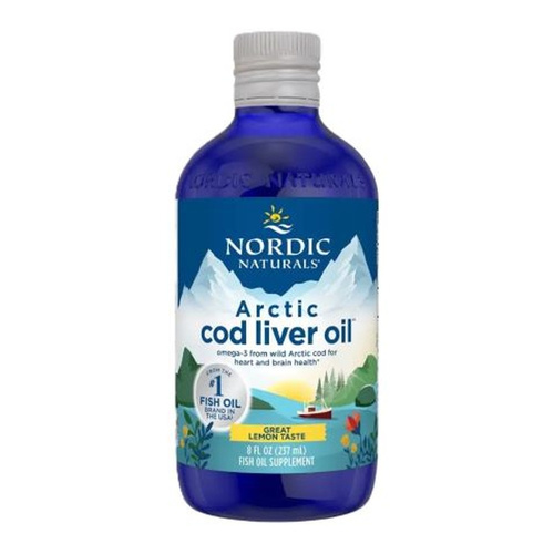 Arctic Cod Liver Oil, 1060mg Lemon - 237 ml.