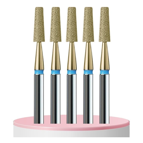 IQ Nails Professional Diamond Drill Bits Cut Cone ZRN 2.5mm 5 pcs