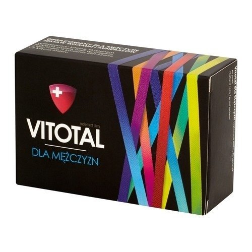 Aflofarm Vitotal dla Mężczyzn Zestaw Witamin i Minerałów 30 Tabletek