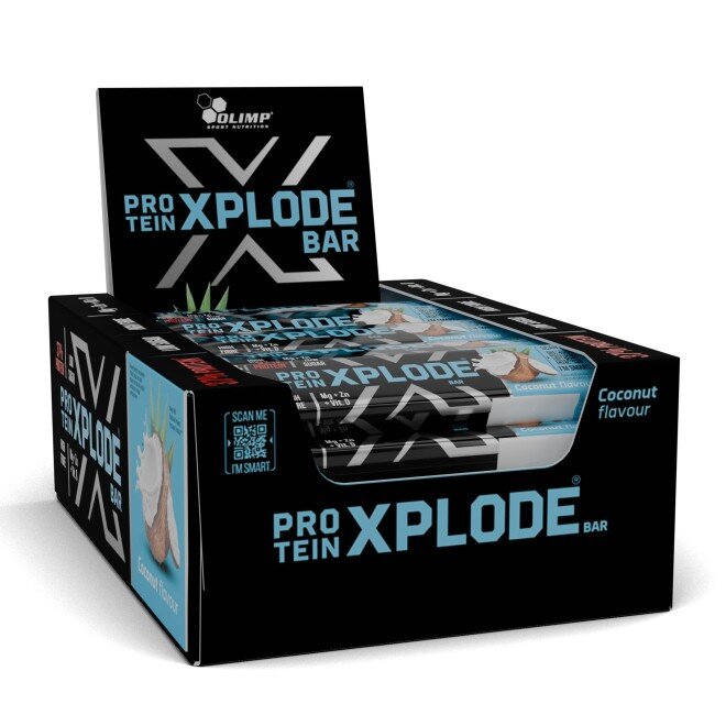 Protein Xplode Bar, Coconut - 25 x 40g