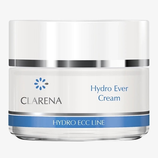 Clarena Hydro ECC Line Głęboko Nawilżający Krem dla Skóry Suchej 50ml