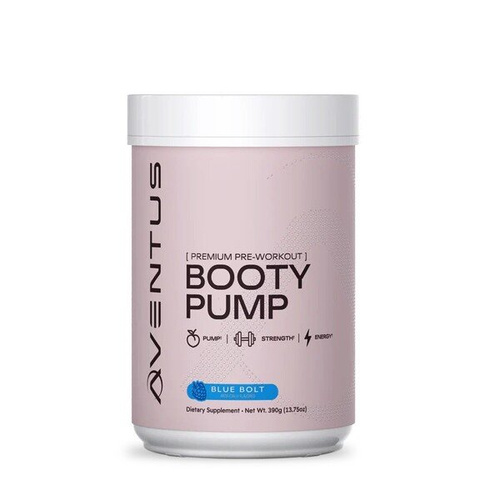 Aventus Supplements Booty Pump Blue Bolt Przedtreningówka na Wzmocnienie Pośladków 390g