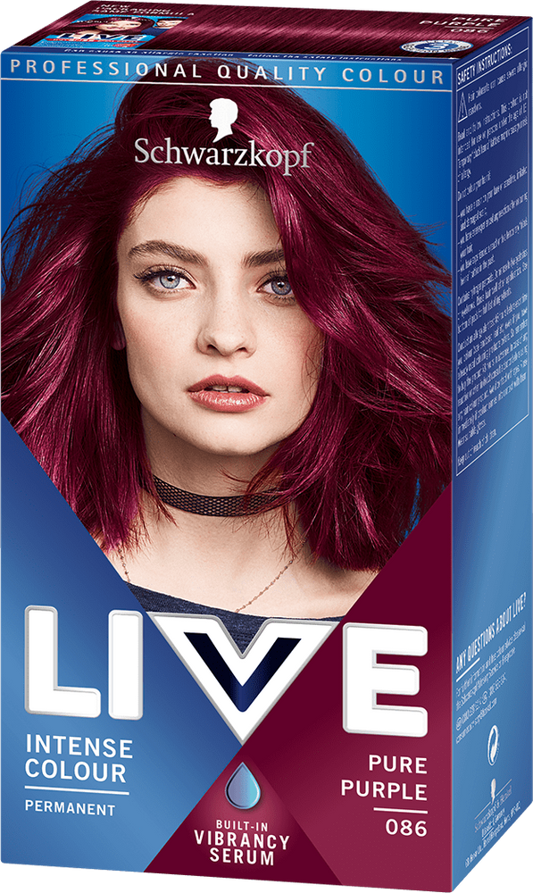 Schwarzkopf Live Farba do Włosów Pure Purple 86