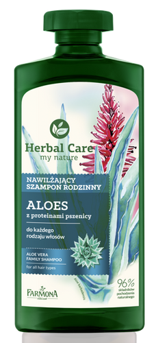 Herbal Care Moisturizing Family Shampoo with Aloe and Wheat Proteins 500ml