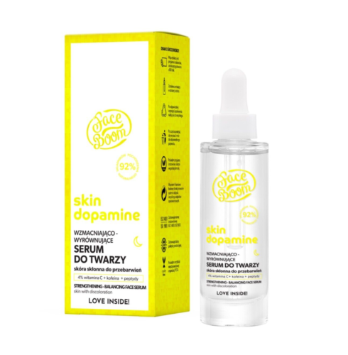 FaceBoom Skin Dopamine Wzmacniające i Wyrównujące Serum do Twarzy Vegan 30ml