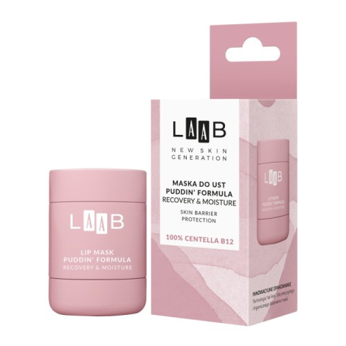 Aa Laab 100% Centella B12 Lip Mask Puddin' Formula Recovery & Moisture 15g