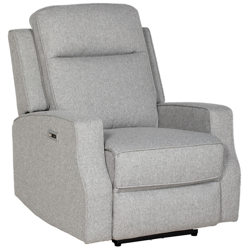 HOMCOM 150° Electric Reclining Chair, with USB port and Footrest - Grey
