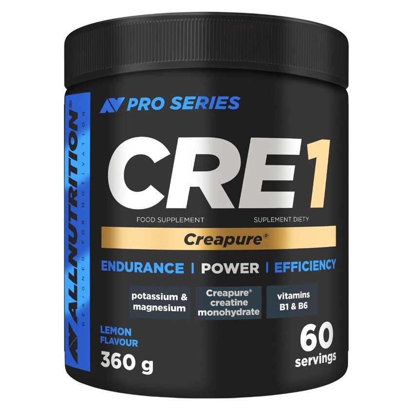 Allnutrition Pro Series CRE1 Advanced Creatine Monohydrate Formula with Vitamins and Minerals Lemon 360g