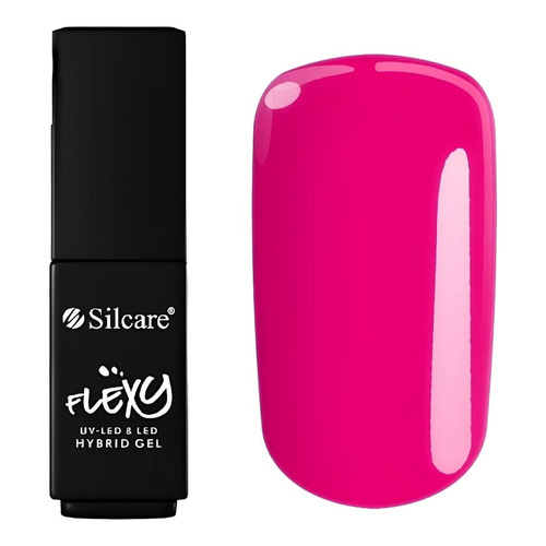 Silcare Flexy lakier hybrydowy UV/LED 1 Pink Magenta 4.5g