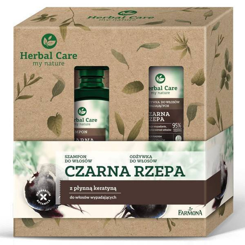 Herbal Care Set Black Radish Hair Loss Care Shampoo 330ml and Condiotioner 200ml