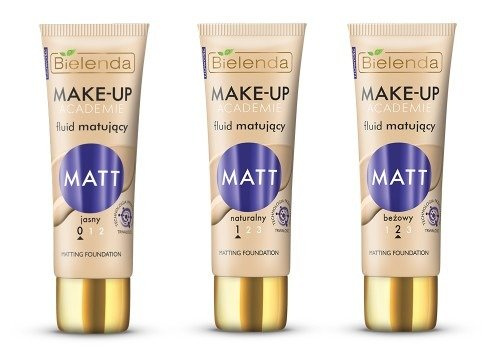 Bielenda Make Up Academie Matting Fluid Podkład Matujący 01 Natural 30g