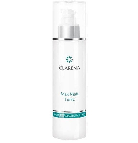 Clarena Max Dermasebum Max Matt Odświeżający Tonik Matujący do Cery Mieszanej i Tłustej 200ml