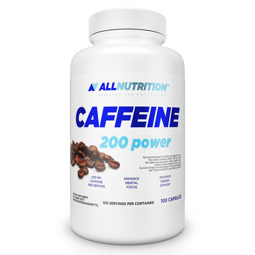 Allnutrition Caffeine Enhancing Mental Focus and Energy Support 100 Capsules