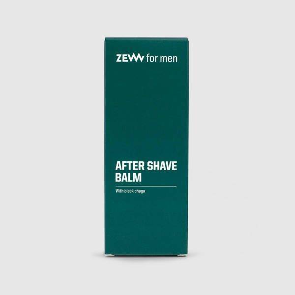 Zew for Men Soothing Irritation After Shave Balm for Sensitive Skin with Black Chaga 80ml
