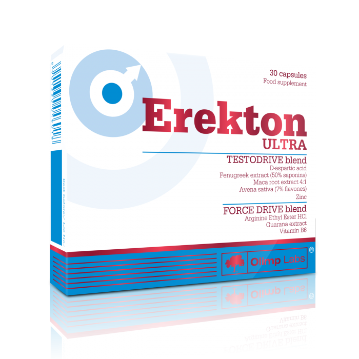 Olimp Erekton for Men Supporting Normal Testosterone Levels 30 Capsules