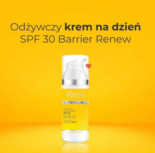Bielenda Professional SupremeLab Barrier Renew Nourishing Day Cream for Dry and Sensitive Skin SPF30 50ml