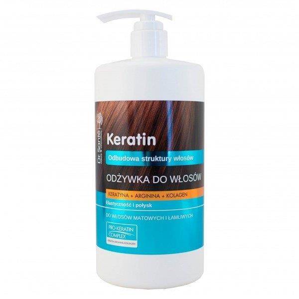 Dr. Sante Keratin Hair Rebuilding Conditioner for Brittle and Dull Hair 1000ml