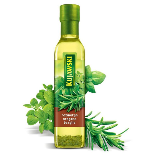 Kujawski Rapeseed Oil First Pressed with Rosemary Oregano and Basil 250ml