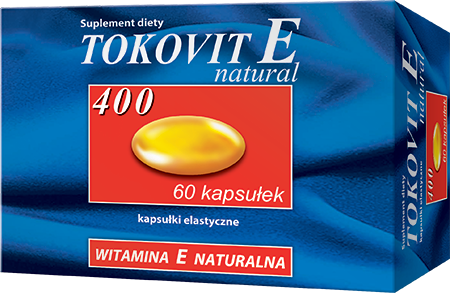 Tokovit E 400 mg 60 Kaps. Uzupełnia Niedobory Witaminy E