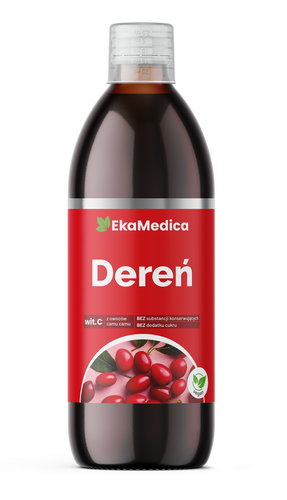 EkaMedica Dereń Sok z Naturalną Witaminą C na Układ Krążenia i Immunologiczny 500ml