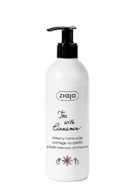 Ziaja Creamy Hand Soap Tea with Cinnamon with Dispenser 270ml