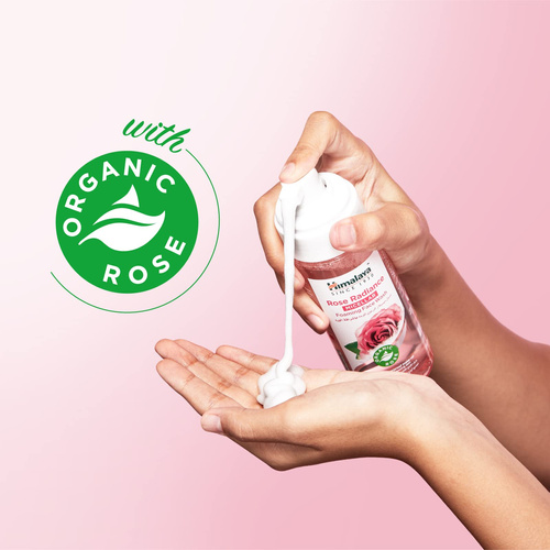 Himalaya Rose Radiance Illuminating Micellar Foam with Organic Rose for All Skin Types 150ml