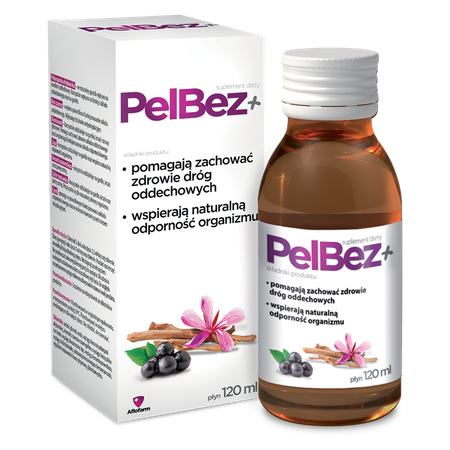 Aflofarm Pelbez Liquid Supports the Body's Natural Immunity 120ml Best Before 31.01.25