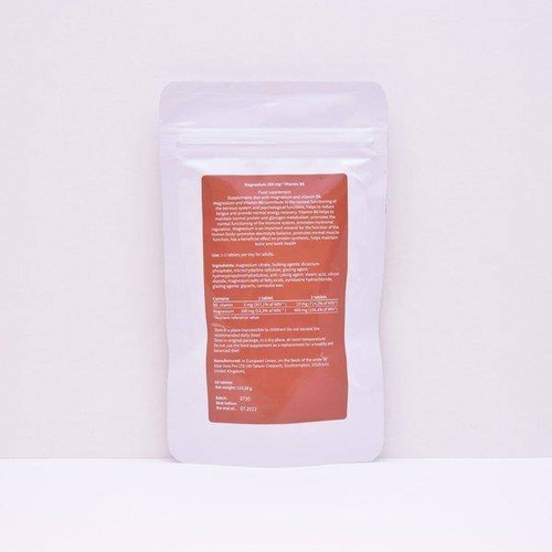 Aloe Vera Pro Magnesium 200mg (from Citrate) + Vitamin B6 for Nervous System Health 5mg 60 Tablets