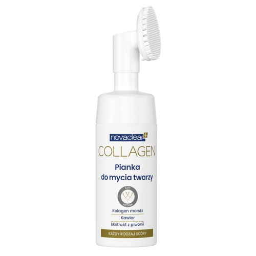 NovaClear Collagen Oczyszczająca Pianka do Mycia Twarzy dla Każdego Rodzaju Skóry 100ml