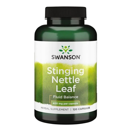 Swanson Stinging Nettle Leaf 400mg for Digestion & Hair Support 120 Capsules