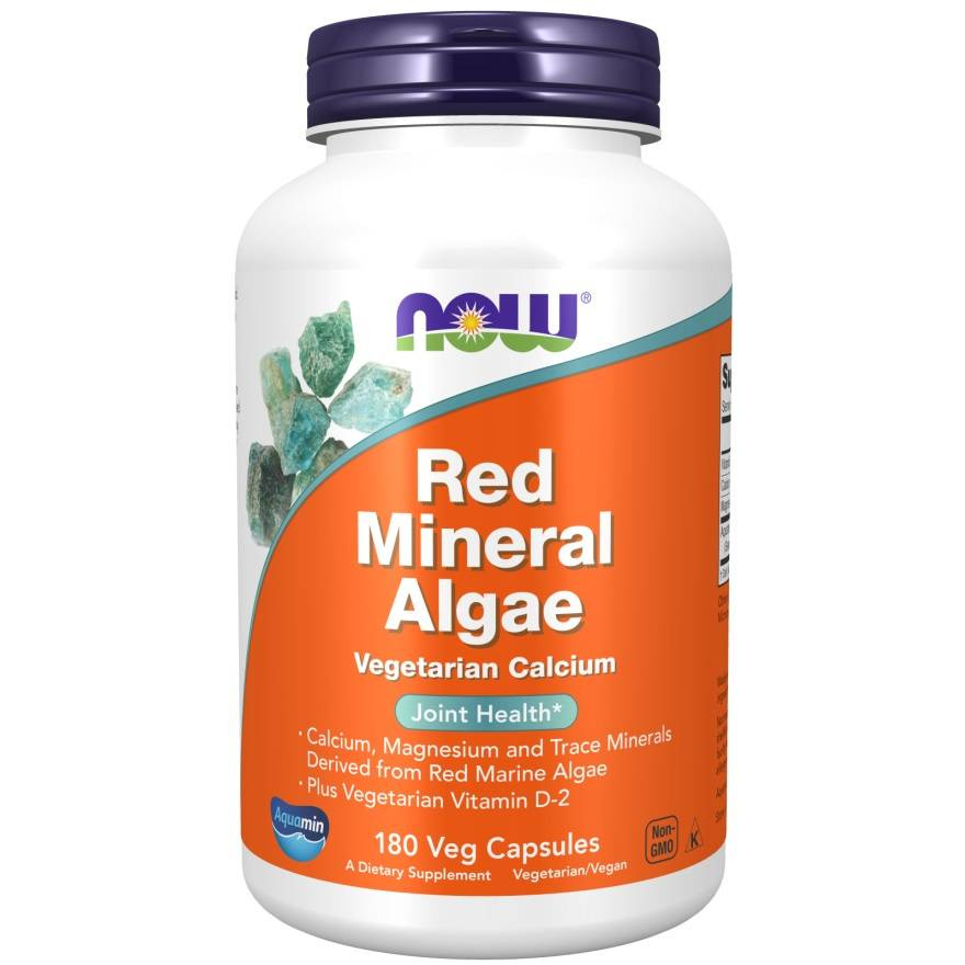 Now Foods Red Mineral Algae Supports Joint Function 180 Capsules