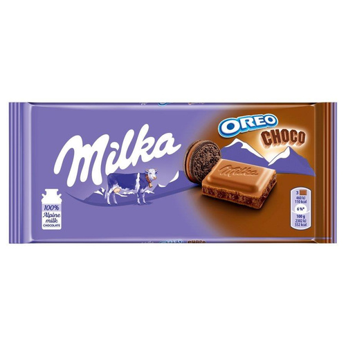 Milka Milk Chocolate Oreo Choco 100g