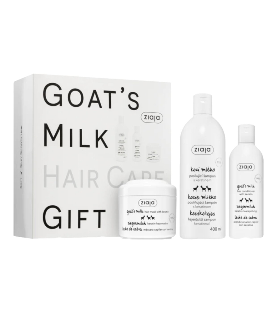 Ziaja Goat Milk Hair Care Gift Set for Dry and Damaged Hair 1 Piece