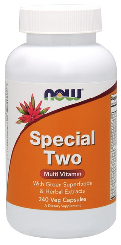 NOW Foods Special Two Multiwitamina na Wsparcie Ogólnego Stanu Zdrowia 240 Kapsułek