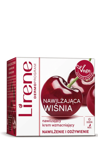 Lirene Moisturizing Cherry Strengthening Day and Night Cream 50ml