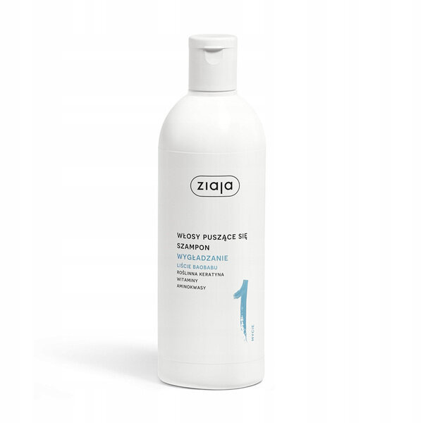 Ziaja Baobab Leaves Smoothing Shampoo for Frizzy Hair 400ml