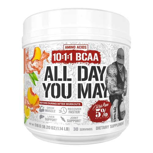 5% Nutrition AllDayYouMay Legendary Series, Herbata brzoskwiniowa 516g