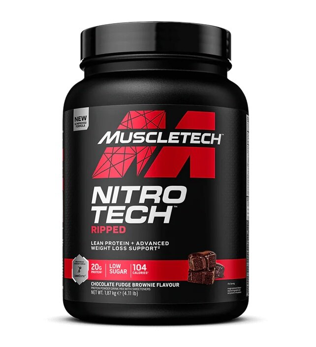 Nitro-Tech Ripped, Chocolate Fudge Brownie - 1870g