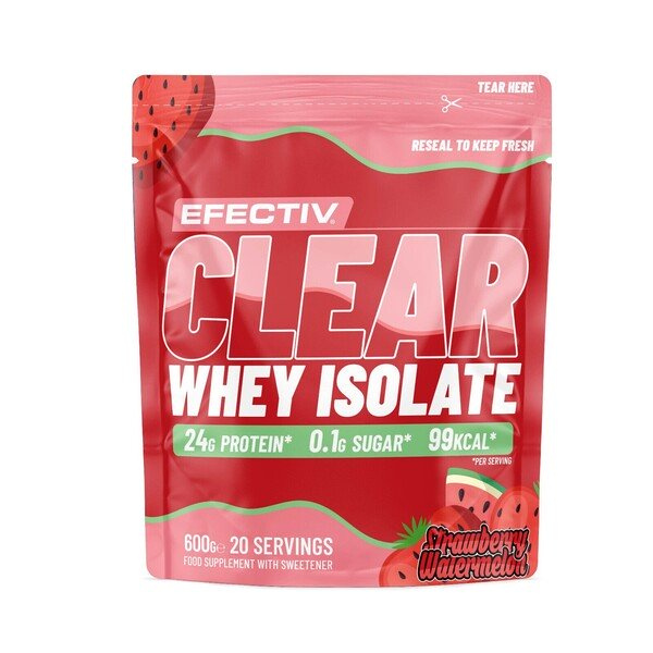 Efectiv Nutrition Clear Whey Isolate Strawberry Watermelon Protein Powder 600g