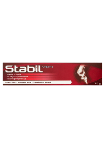 Stabil Joint Area Cream with Glucosamine and MSM for Athletes and Seniors 75g