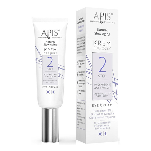 Apis Natural Slow Aging Step 2 Smoothing Eye Cream Soft Focus 15ml