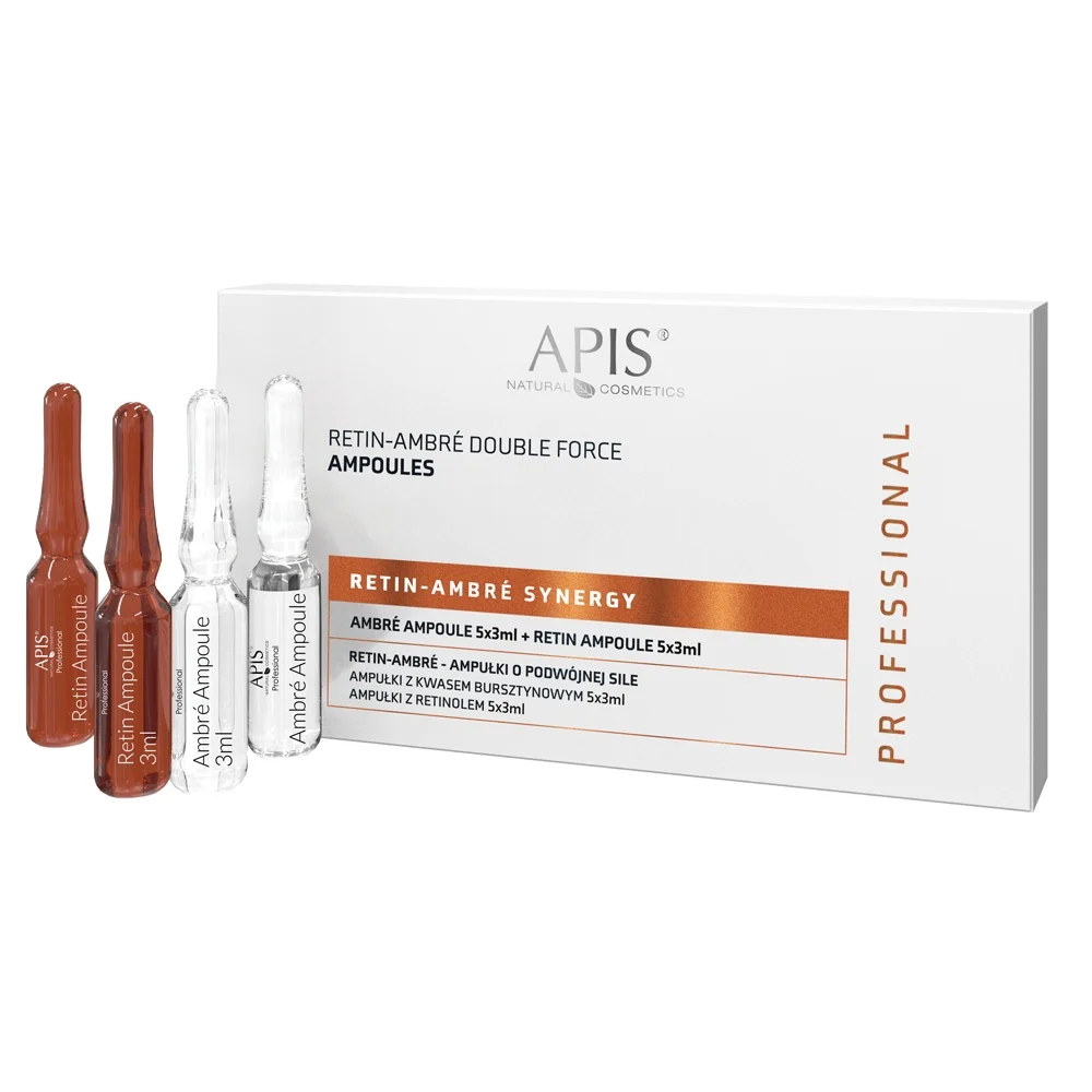 Apis Professional Retin-Ambre Synergy Double Strength Ampoules Ampułki o Podwójnej Sile dla Skóry Problemetycznej z Przebarwieniami 10x3ml