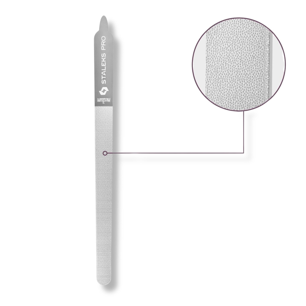 Staleks Pro Expert 11 Laser Nail File With Handle For Manicure And Pedicure FE-11-155 155 mm