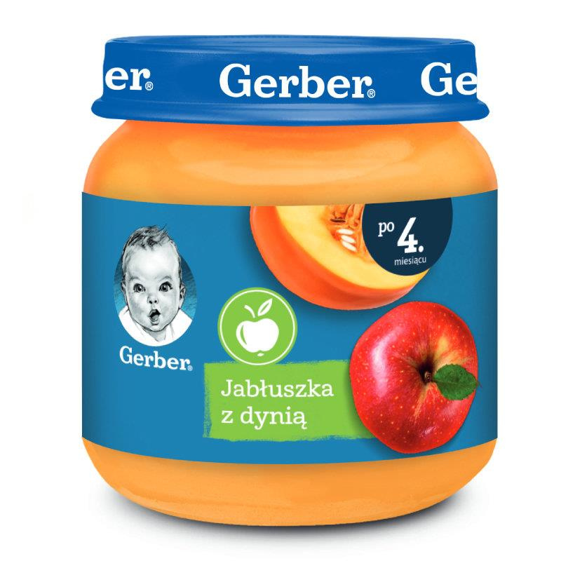 Gerber Dessert Apple with Pumpkin for Infants after 4 Months 125g