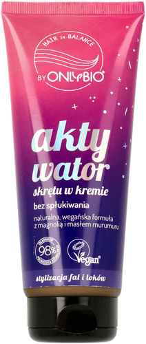 OnlyBio Hair In Balance Aktywator Skrętu do Włosów w Kremie z Magnolią i Masłem Murumuru 200ml