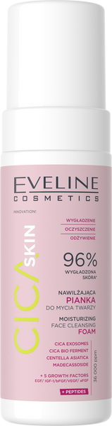 Eveline Cica Skin Moisturizing Light Face Wash Foam 150ml
