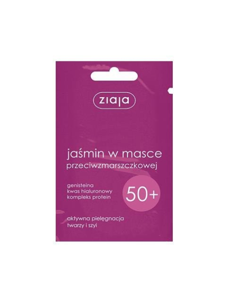 Ziaja Jasmine Anti-Wrinkle Mask 50+ for Dry and Mature Skin 7ml