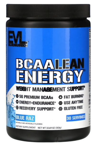 BCAA Lean Energy, Blue Raz - 303g