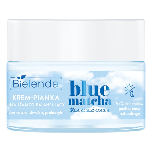 Bielenda Blue Matcha Cloud Moisturizing and Balancing Cream for All Skin Types 50ml