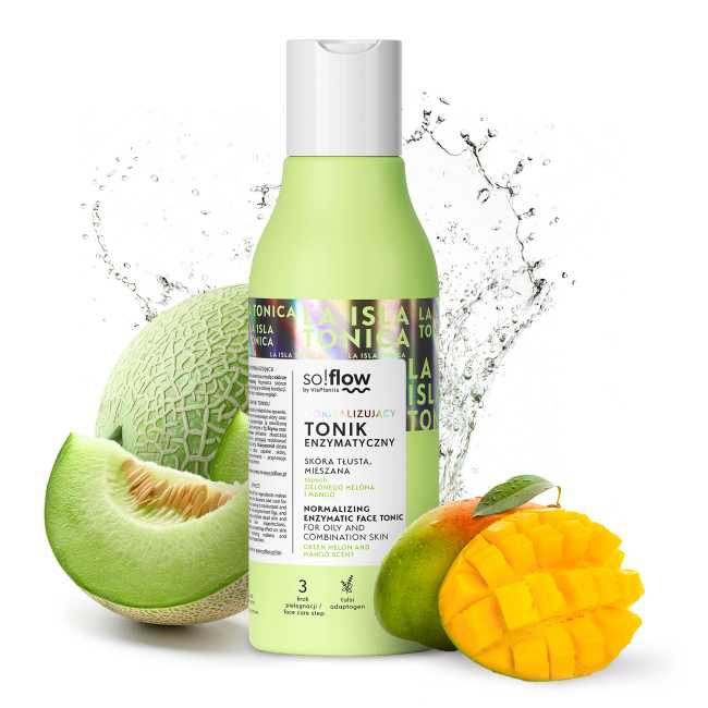 So!Flow Normalizujący Tonik Enzymatyczny do Cery Tłustej i Mieszanej 150ml